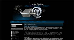 Desktop Screenshot of hautesecure.com