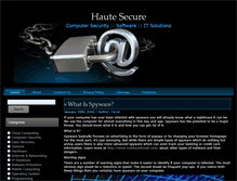 Tablet Screenshot of hautesecure.com